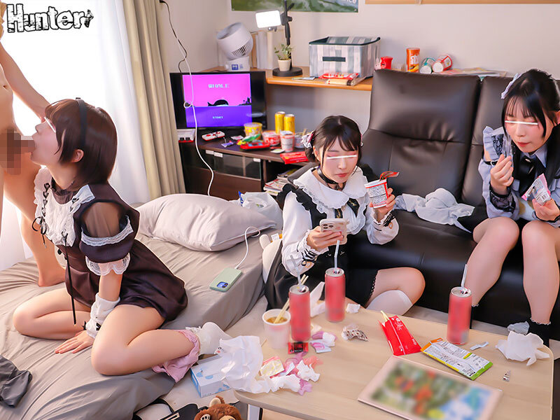 「【素人】家出女子と3P乱交!フェラ・騎乗位・バックで中出し懇願するアへ顔SEX」のサンプル画像7枚目