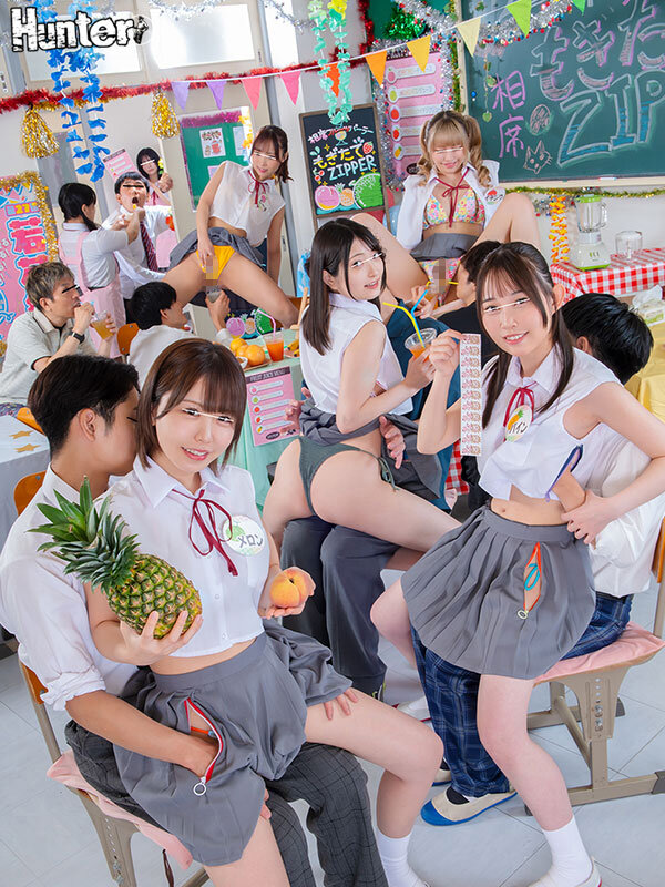 「学園祭で女子校生と密着相席体験！制服JKにフェラ・バック・中出しの過激プレイ」のサムネイル