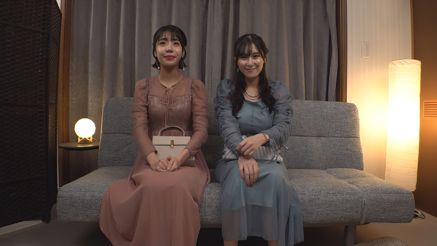 「【素人】梅田さん＆雨宮さんの恥じらいエッチ体験！E★素人DX出演の美女2人が魅せる初撮り映像」のサムネイル