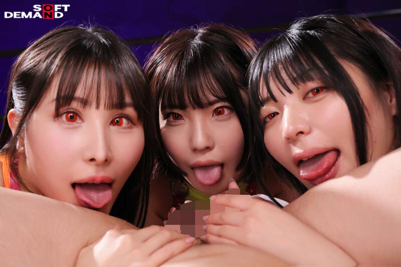 「虹村ゆみ・広瀬美結・桃瀬ひまりがラウンドガール役で3P中出し！アイドル級美女が白目絶頂」のサンプル画像13枚目