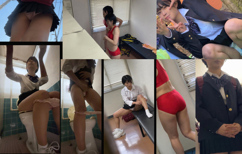 「【素人JK】陸上部の美少女Sちゃんを盗撮！興奮の中出しプレイを激写【女子校生】」のサムネイル