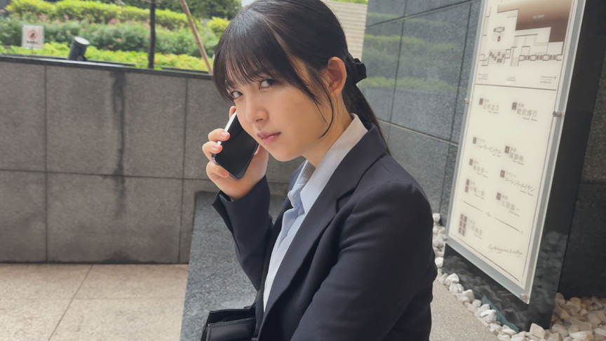 「【ふわり】可愛いギャル後輩との甘い関係♡推しの後輩とドキドキ密着プレイ」のサンプル画像1枚目