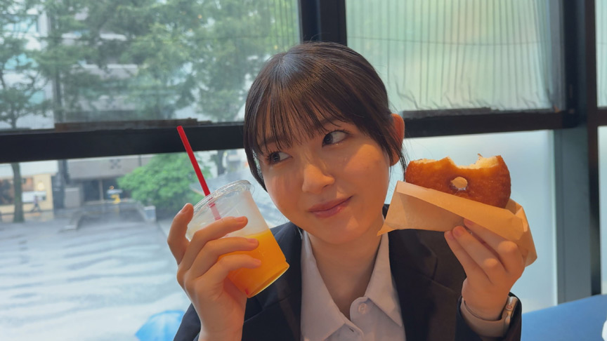 「【ふわり】可愛いギャル後輩との甘い関係♡推しの後輩とドキドキ密着プレイ」のサンプル画像3枚目