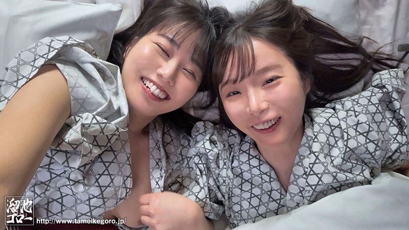 「松丸香澄×北村海智がレズキス解禁!巨乳美女2人の濃厚レズビアン温泉旅行」のサンプル画像7枚目