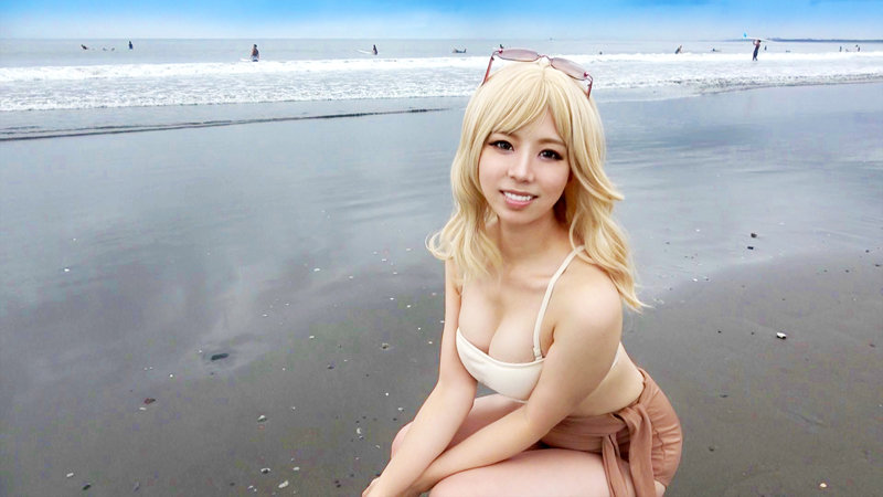 「【素人ギャル】海ナンパで見つけた巨乳スレンダー美少女ルミの激しい潮吹きプレイが凄い」のサンプル画像3枚目