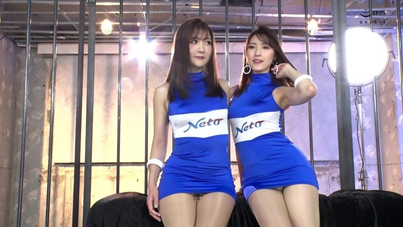 「大槻ひびき×森沢かな キャンギャル美脚コンビのボディコン姿が眩しいレースクィーン競演」のサムネイル