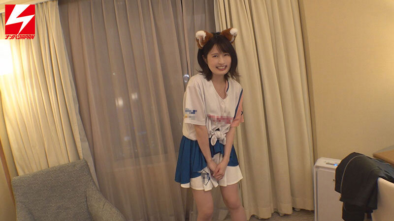 「【素人美少女】Gカップ巨乳のコスプレ娘とハメ撮り中出しセックス!フェラも絶品の野球ファン美女」のサンプル画像4枚目