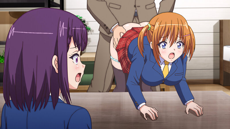 「【美少女】学生服の巨乳姉妹と3P・4P中出し体験!真冬&愛菜の恥じらいプレイ」のサンプル画像7枚目