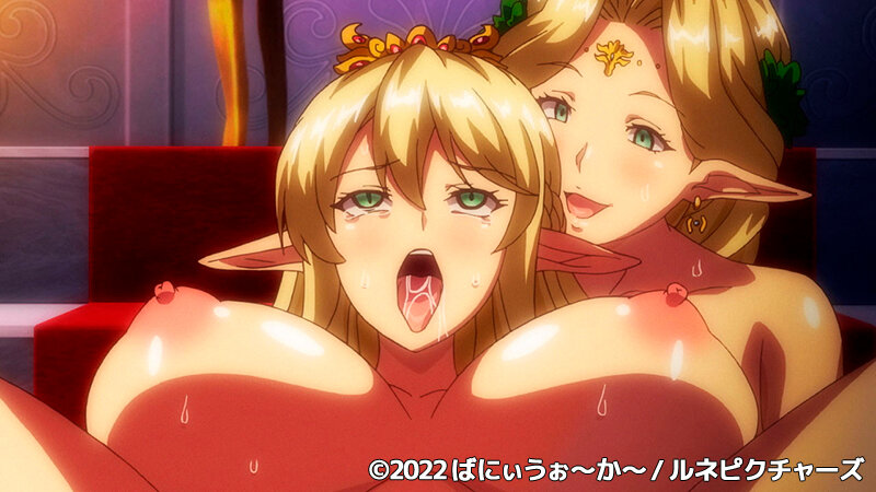 「お姫様エルフが濃厚パイズリ&中出しで堕ちる!巨乳母娘の禁断ファンタジーアニメ」のサンプル画像20枚目
