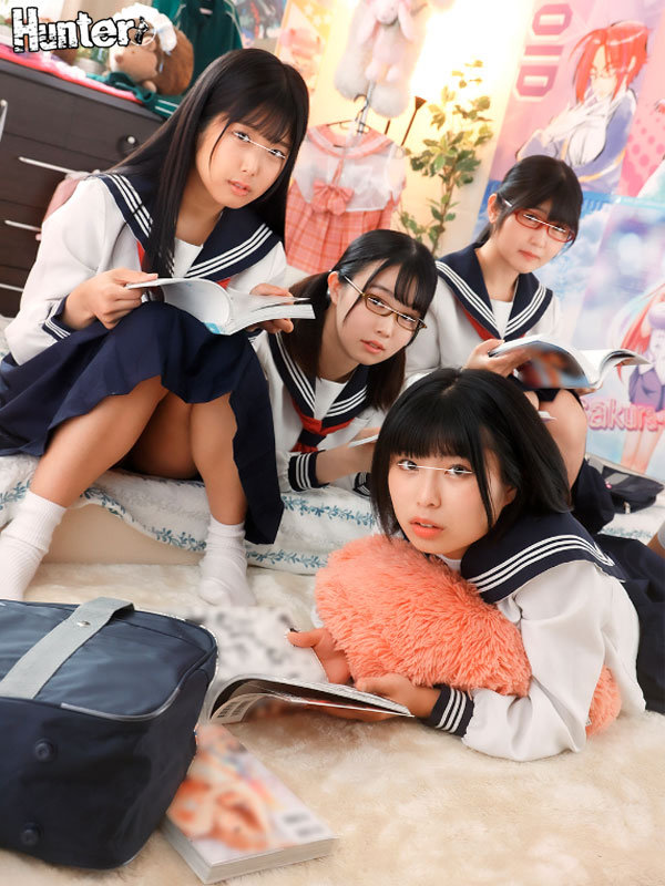 「【姉妹・女子校生】陰キャなオタク義妹と友達が中出し乱交で脱二次元！打ち解けない義妹の本性とは」のサムネイル